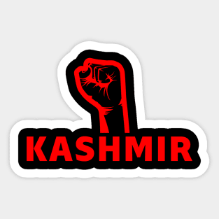 Fight For Kashmir Protest For Their Freedom Free Kashmir Sticker